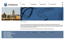 Tablet Screenshot of nordlex.fi